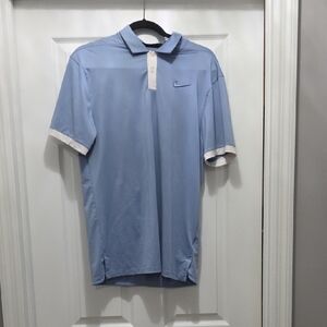 Nike Men's Light Blue Polo Shirt